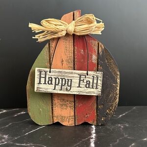 Happy fall decor